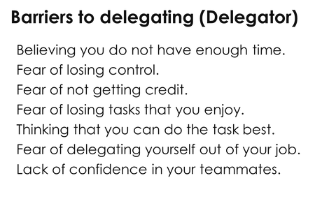 Webinar recording - The Fine Art of Delegation