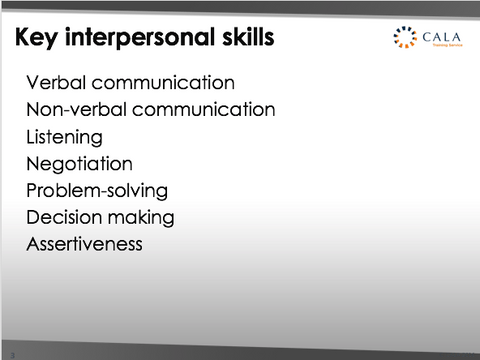 Webinar recording - Improving your Interpersonal Skills