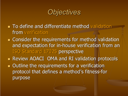 Webinar recording - Overview of Method Validation for Microbiology